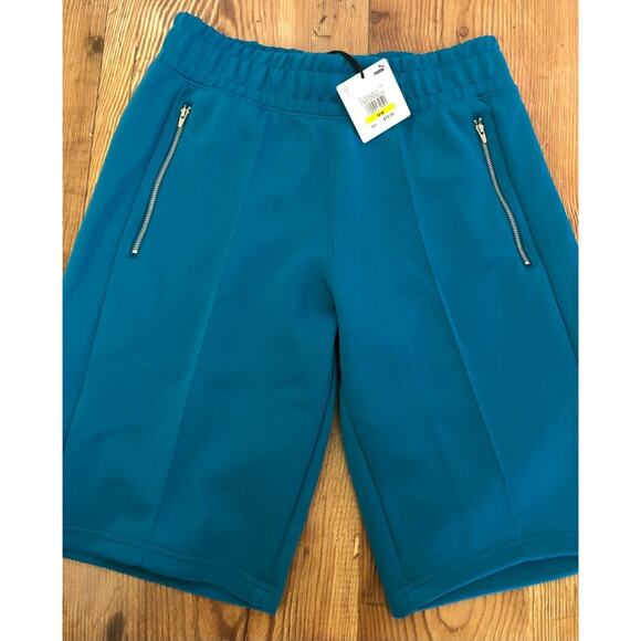 Puma x TMC Nipsey Hussle Way Bermuda Shorts Teal Blue Men 531215 01 Sz M📦 - Picture 1 of 12